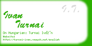 ivan turnai business card